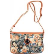 Sac à main Patrick Blanc Mini sac pochette plat motif floral et effet ...