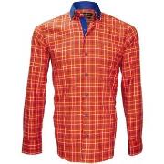 Chemise Emporio Balzani chemise a coudieres colloseo orange