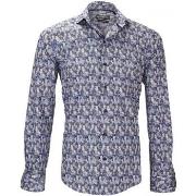 Chemise Emporio Balzani chemise imprimee lecce bleu