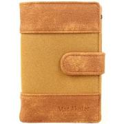 Portefeuille Mac Alyster Porte monnaie zippé Muse Irisé panaché Camel