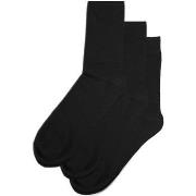 Chaussettes Kebello Pack de 3 Chaussettes en coton Noir H