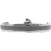 Bracelets Les Interchangeables Jonc Ruban argenté 4mm gris 3 aléatoire