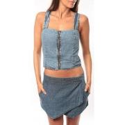 Debardeur Dress Code Bustier Saxx Bleu