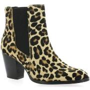 Boots Reqin's Boots cuir léopard