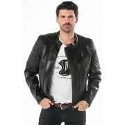 Veste Daytona TRUCKSTON COW VEG BLACK