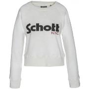 Sweat-shirt Schott Sweatshirt SW GINGER 1 W Blanc