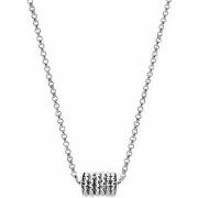 Collier Orusbijoux Collier Argent Rhodié Diamanté Claudia