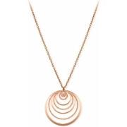 Collier Orusbijoux Collier Argent Rose Oscillation Scintillant Rose