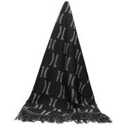 Echarpe Alviero Martini S218 Logo Foulard Femme Silver Lamined Black