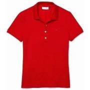 Polo Lacoste Polo Slim Fit Femme rouge