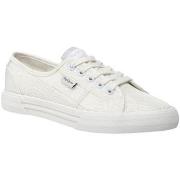 Baskets basses Pepe jeans Baskets femme Ref 55592 blanc