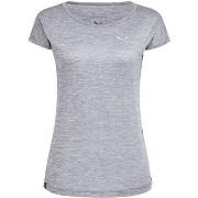 T-shirt Salewa T-shirt Puez Melange Dry W S 26538-0538