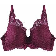 Rembourrés Pomm'poire Soutien-gorge ampliforme coque moulée bordeaux V...