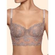 Emboitants Ajour Soutien-gorge bustier non préformé Fiona taupe