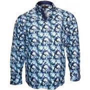 Chemise Doublissimo chemise imprimee biaritz bleu