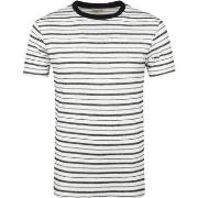 T-shirt Dstrezzed T-shirt Reversed Rayures Blanches