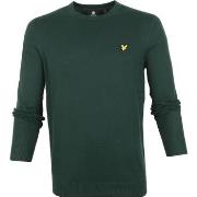 Sweat-shirt Lyle And Scott Lyle Scott Pull Vert Foncé Coupe Régulière