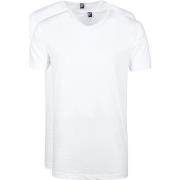 T-shirt Alan Red T-Shirts West Virginia Col-V Blanc (Lot de 2)