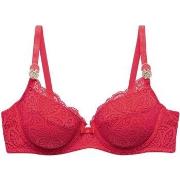 Rembourrés Pomm'poire Soutien-gorge ampliforme rouge Aria