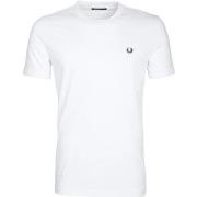 T-shirt Fred Perry T-Shirt Ringer Blanc