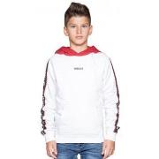 Sweat-shirt enfant Deeluxe Sweat junior à capuche blanc look - 10 ANS