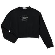 Sweat-shirt enfant Calvin Klein Jeans METALLIC BOX LOGO SWEATSHIRT