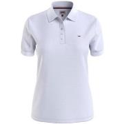 T-shirt Tommy Jeans Polo femme Ref 57726 YBR White
