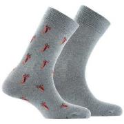 Chaussettes Kindy Lot de 2 paires de chaussettes en coton motifs écrev...