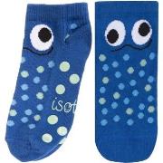 Chaussettes enfant Isotoner Chaussettes antidérapantes Monstre bleu 5/...