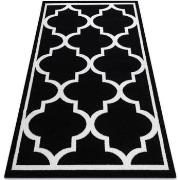 Tapis Rugsx Tapis SKETCH - F730 noir et crème 240x330 cm