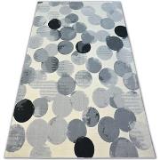 Tapis Rugsx Tapis SCANDI 18461/752 - CERCLES crème gris 160x230 cm