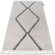 Tapis Rugsx Tapis BERBER MEKNES B5910 crème et gris 200x290 cm