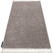 Tapis Rugsx Tapis BERBER 9000 marron Franges berbère marocain 240x330 ...