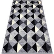 Tapis Rugsx Tapis BCF 3987 Trigone, triangles, carrés, géomà140x190 cm