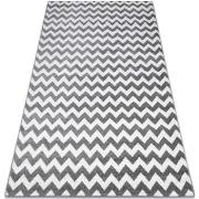 Tapis Rugsx Tapis SKETCH - F561 gris et blanc 80x150 cm