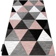 Tapis Rugsx Tapis ALTER Rino triangle rose 240x330 cm