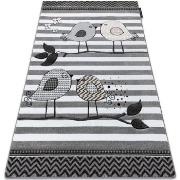 Tapis Rugsx Tapis PETIT BIRDS PETITS OISEAUX gris 200x290 cm