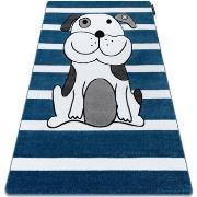 Tapis Rugsx Tapis PETIT PUPPY CHIOT bleu 140x190 cm