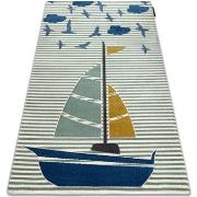 Tapis Rugsx Tapis PETIT SAIL bateau, voilier vert 120x170 cm