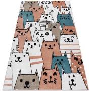 Tapis Rugsx Tapis FUN Gatti pour enfants, chats animaux 200x290 cm