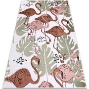 Tapis Rugsx Tapis FUN Flami pour enfants flamants roses 180x270 cm