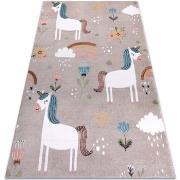 Tapis Rugsx Tapis FUN Sweety pour enfants, licorne, arc 80x150 cm