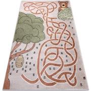 Tapis Rugsx Tapis FUN Honey pour enfants, ours, abeilles 120x170 cm