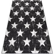 Tapis Rugsx Tapis EN CORDE SIZAL FLAT 48648/690 ÉTOILES 160x230 cm