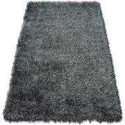 Tapis Rugsx Tapis LOVE SHAGGY modèle 93600 noir 80x150 cm