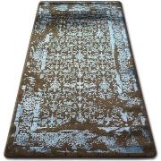 Tapis Rugsx Tapis ACRYLIQUE MANYAS 0920 Marron/Bleu 80x150 cm