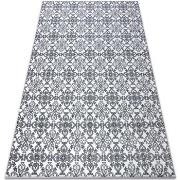 Tapis Rugsx Tapis ARGENT - W4949 Fleurs blanc / 133x190 cm