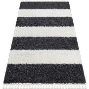 Tapis Rugsx Tapis UNION 4079 Rayures gris et crème 180x270 cm