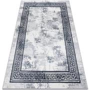 Tapis Rugsx Tapis lavable ANDRE 1189 Marbre, grec antidérapan 120x170 ...