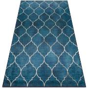 Tapis Rugsx Tapis lavable ANDRE 1181 Treillis marocain antidé 80x150 c...